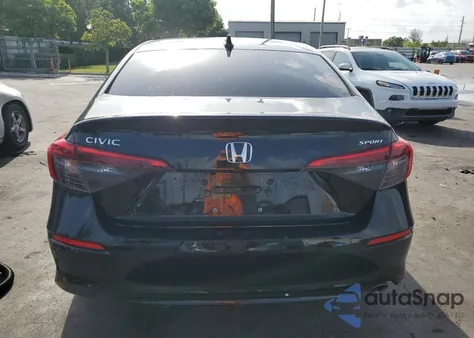 2023 Honda Civic Sport из США, поврежденный, VIN 2HGFE2F57PH567730